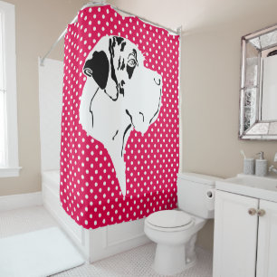 Great Dane Shower Curtain
