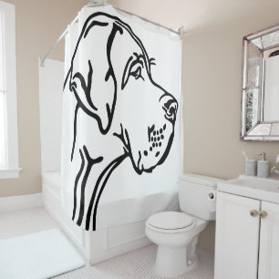 Great Dane Shower Curtain