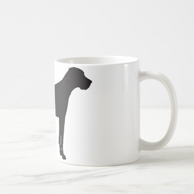Great Dane Silhouette Coffee Mug (Right)