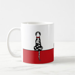 Great Dane Sit Harle UC Coffee Mug