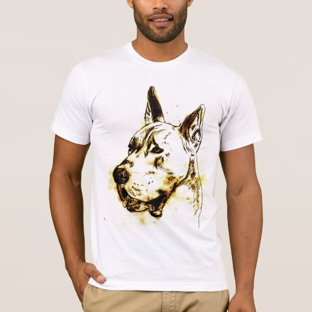 great dane smudge t T-Shirt (Front)