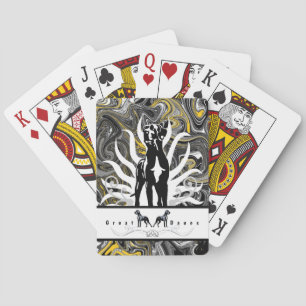Great Dane special playing cards personalised