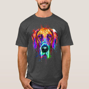 Great Dane Splash Art Dane Shirts  Great dane