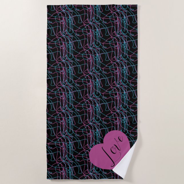 Great Dane Steampunk   Beach Towel (Front)