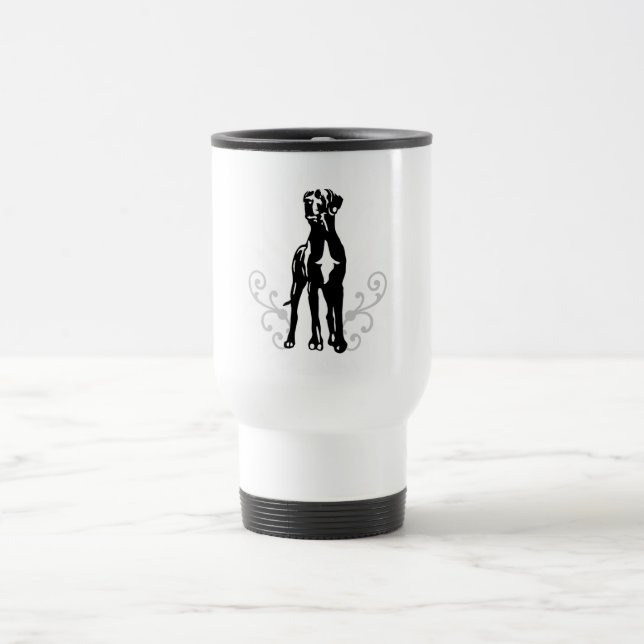 Great Dane Stud Travel Mug (Center)