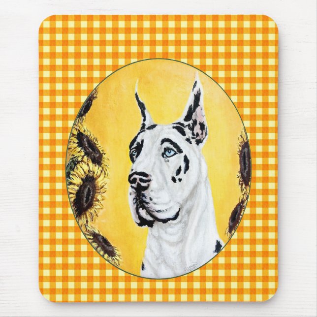 Great Dane Sunny Harle Mouse Mat (Front)