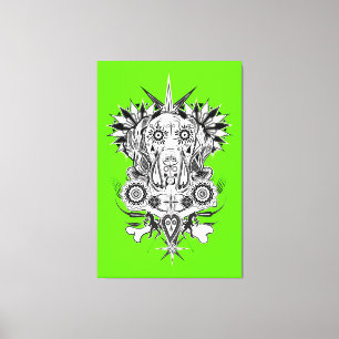 Great Dane Tattoo Canvas Print