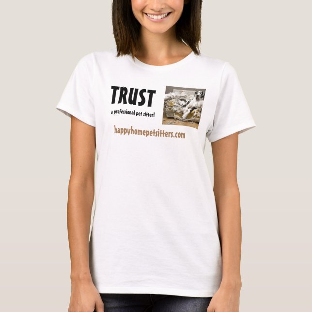 Great Dane Trust A Professional Dog Walker  T-Shirt (Front)
