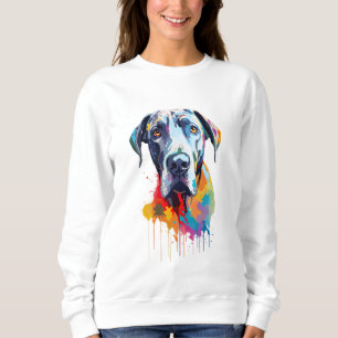 Great Dane Vibrant and Colourful Sweatshirt