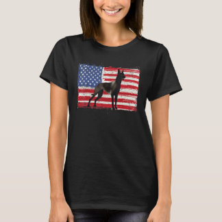 Great Dane Vintage Usa American Flag T-Shirt