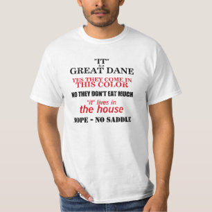 Great Dane Walking Answers T-Shirt
