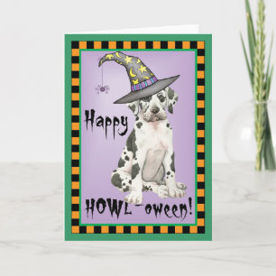 Great Dane Witch Card