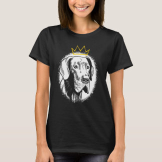 Great Dane with Crown T-Shirt