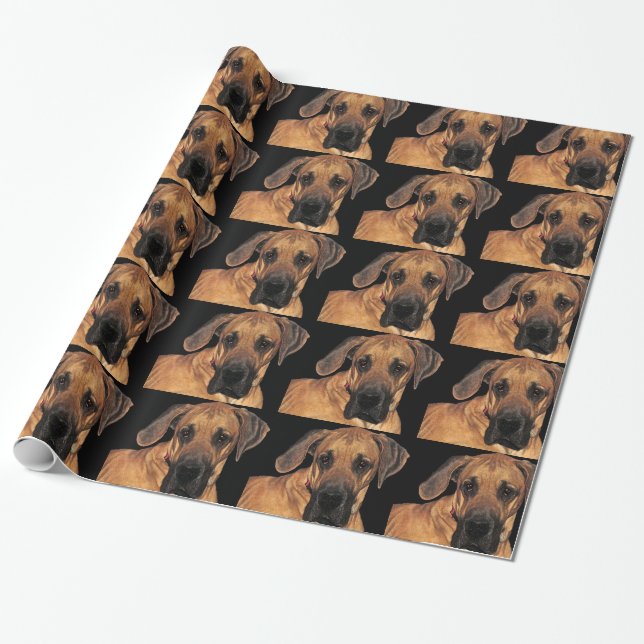 Great Dane Wrapping Paper (Unrolled)