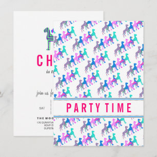 Great Danes Modern and Cool Invitation