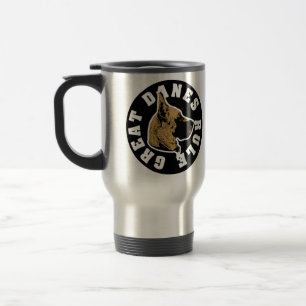 Great Danes Rule Travel Mug