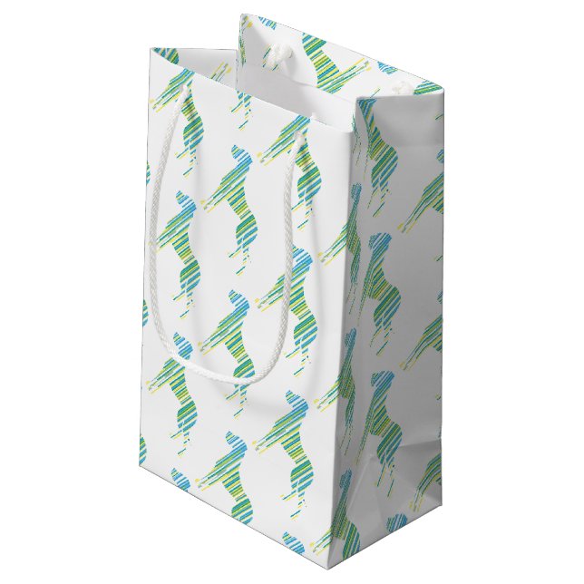 Great Danes Small Gift Bag (Back Angled)