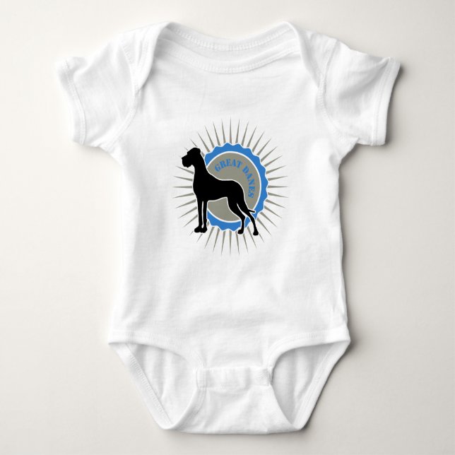 Great Danes - Star, Dane Baby Bodysuit (Front)
