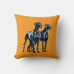 Great Danes Watercolor Cushion