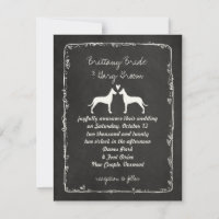 Great Danes Wedding Announcement