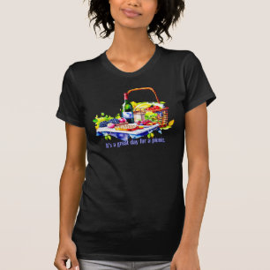 Great Day for Picnic Watercolor T-Shirt