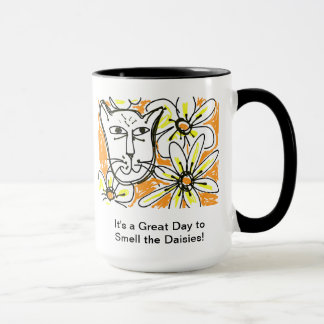 Great Day to Smell the Daisies-Esther Nowell Mug