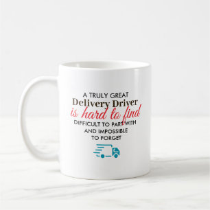 Great Delivery Driver Personalised Name Gift Coffee Mug