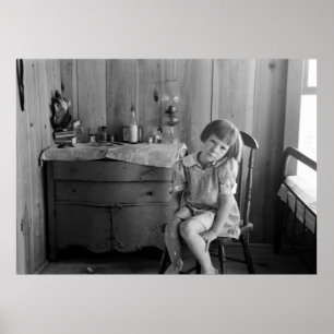 Great Depression Poverty 1938 Poster