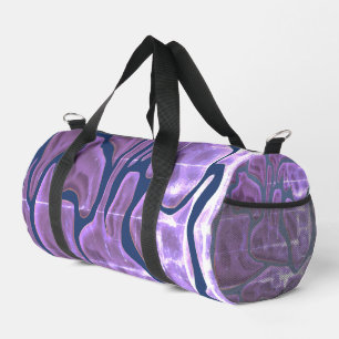 Great design! Abstract style with modern art blue Duffle Bag