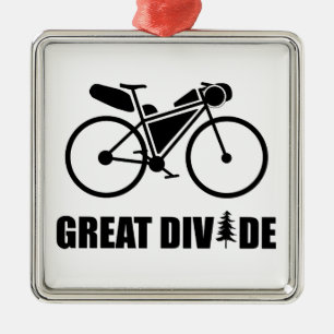 Great Divide Bikepacking Route Metal Tree Decoration