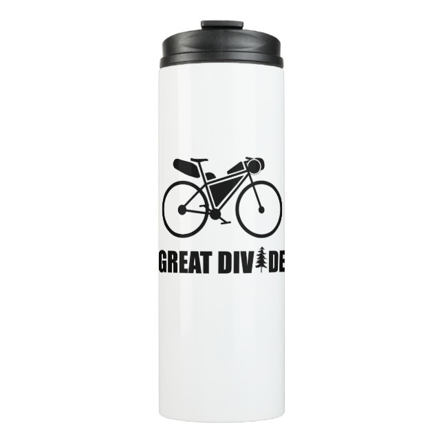 Great Divide Bikepacking Route Thermal Tumbler (Front)