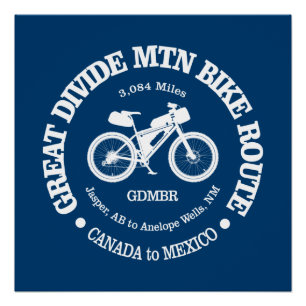 Great Divide Mountain Bike Route (MTB) Poster
