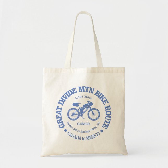 Great Divide Mountain Bike Route (MTB) Tote Bag (Front)