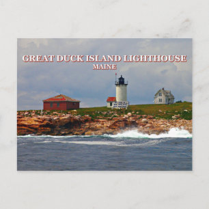 Great Duck Island Lighthouse, Maine Postcard