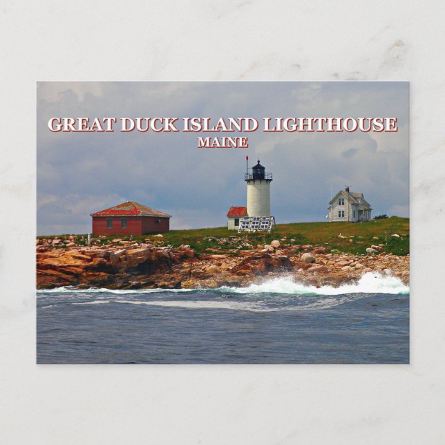 Great Duck Island Lighthouse, Maine Postcard (Front)