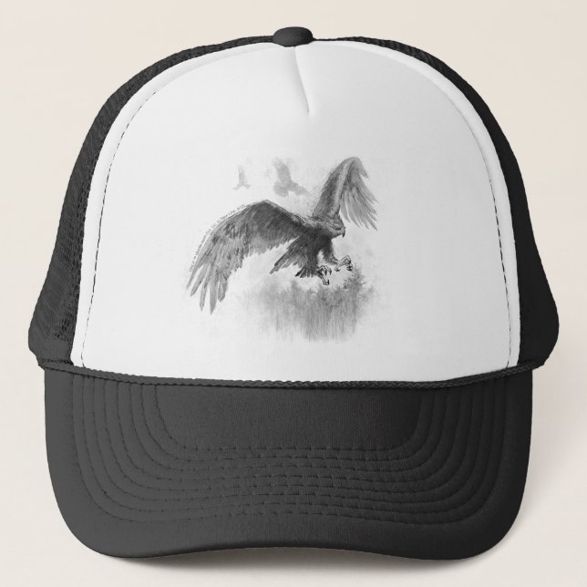 Great Eagles Sketch Trucker Hat (Front)