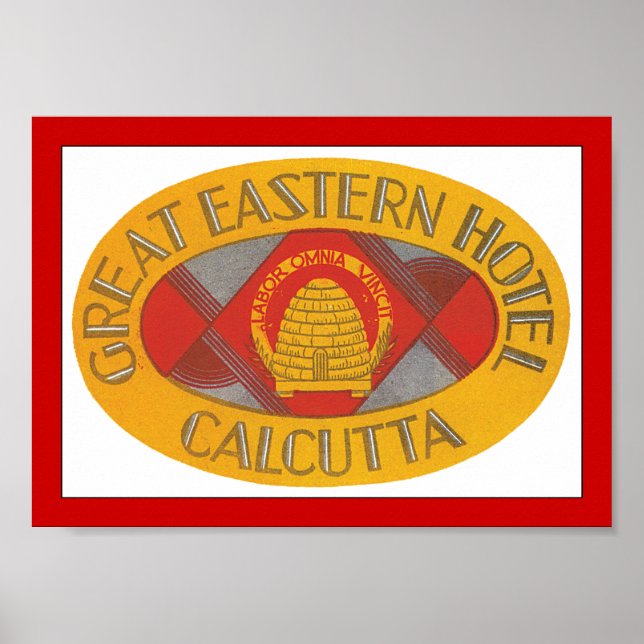 Great Eastern Hotel Calcutta Poster (Front)