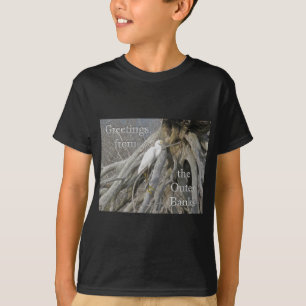 Great Egret (Ardea alba) OBX Outer Banks T-Shirt