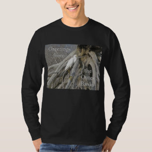 Great Egret (Ardea alba) OBX Outer Banks T-Shirt