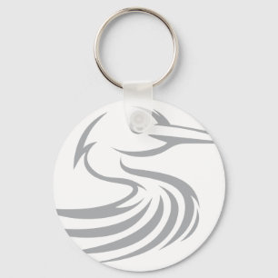 Great Egret Key Ring