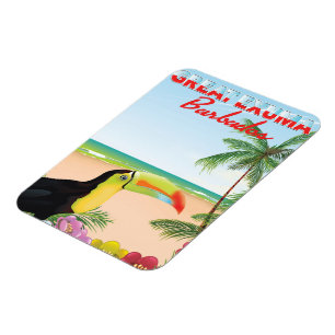 Great Euxma Barbados travel poster Magnet