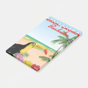 Great Euxma Barbados travel poster Post-it Notes