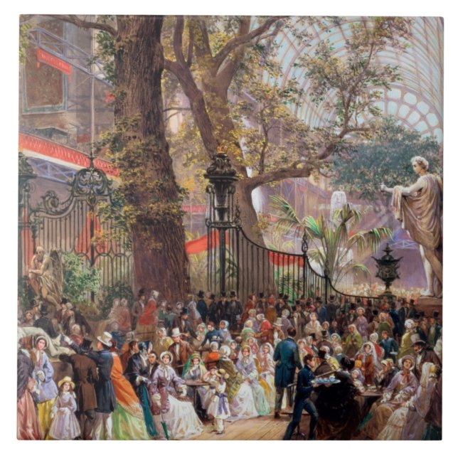 Great Exhibition, 1851: interior Tile (Front)