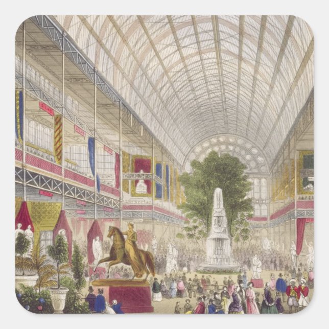 Great Exhibition, 1851: South Transept, from Inter Square Sticker (Front)