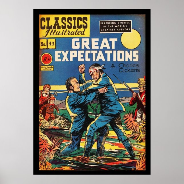 Great Expectations Charles Dickens Comic Book Cove Poster (Front)