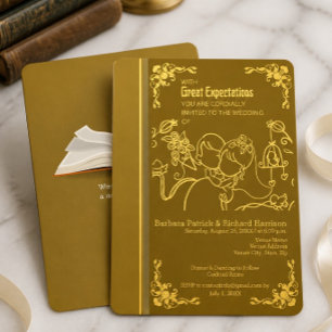 Great Expectations Wedding Invitation