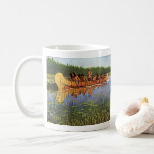 Great Explorers by Remington, Vintage Pioneers Coffee Mug