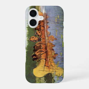 Great Explorers by Remington, Vintage Pioneers iPhone 16 Case