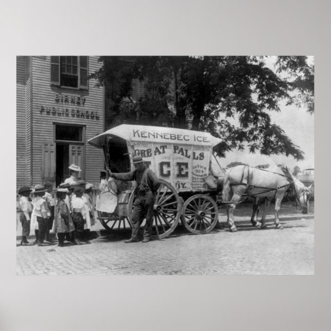 Great Falls Ice Company, 1890s Poster (Front)