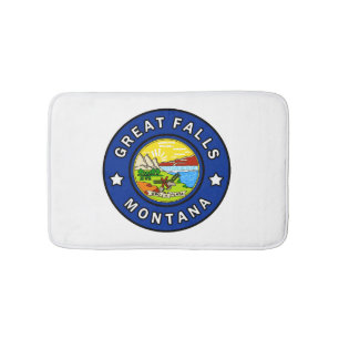 Great Falls Montana Bath Mat